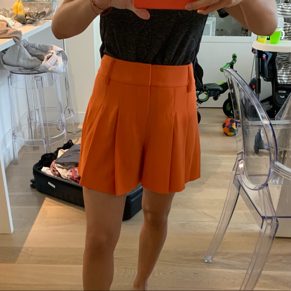 Alice and Olivia ruffle shorts